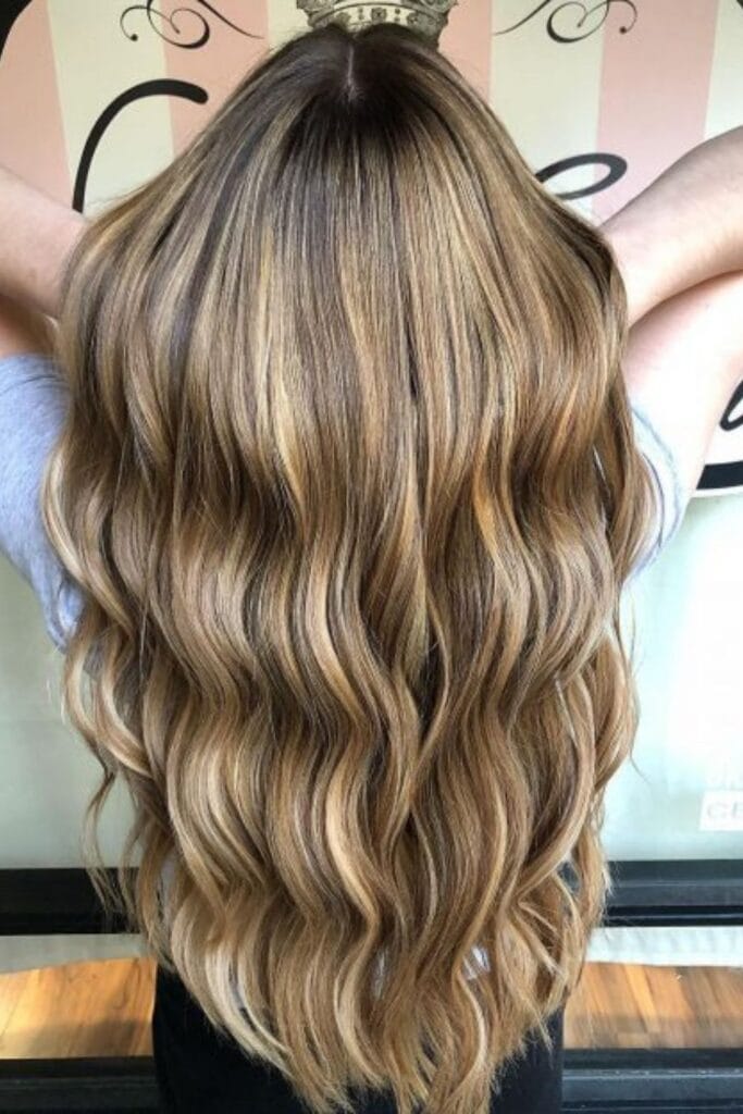 Dirty Blonde Hair with Highlights