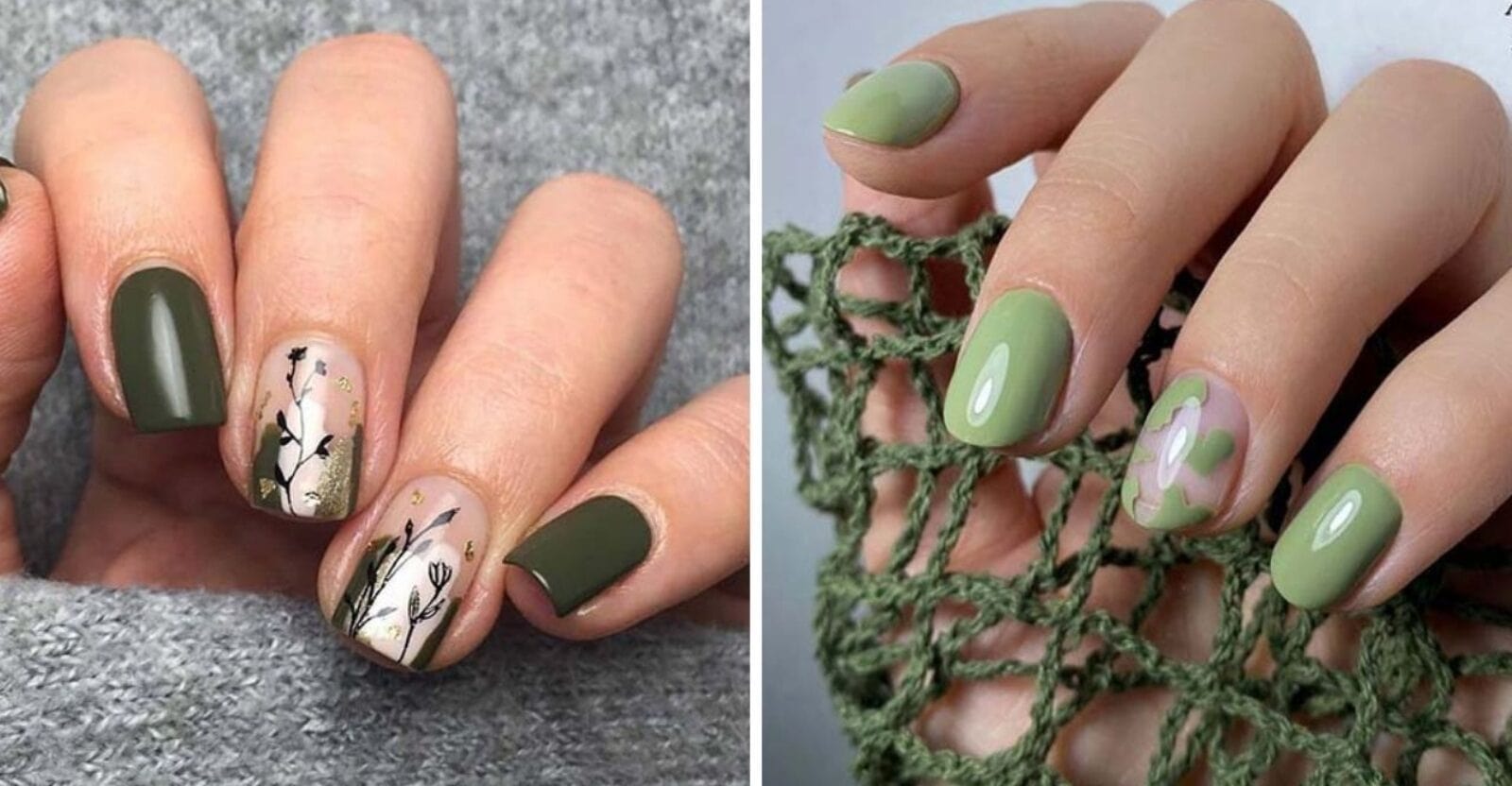 20 Trendy Olive Green Nails Ideas You Must Copy - PhineyPet