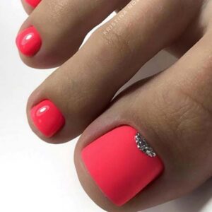 Vibrant Pink Nails
