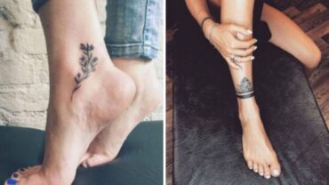 27 Beautiful Ankle Tattoos for Women