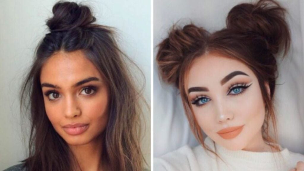 Cute Messy Top Knot Hairstyles