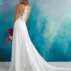 DRESS WITH LACE BACK