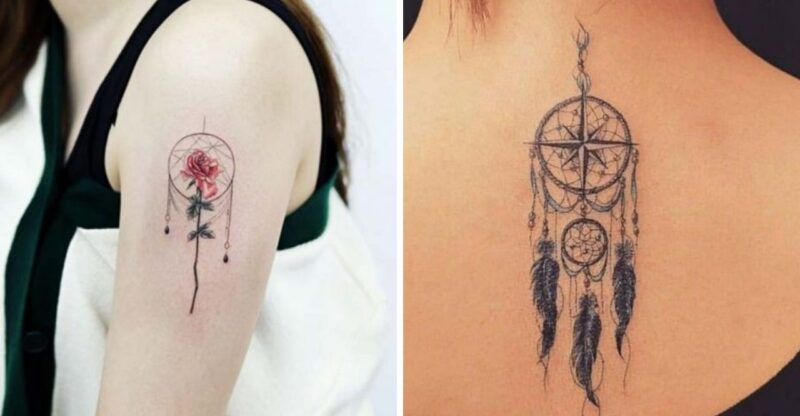 18 Dream Catcher Tattoos Designs and Meanings