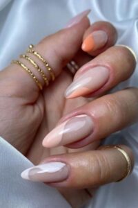 Nude Tipped Nails