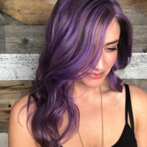 Purple highlights