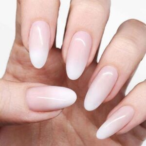 Classic Nude Ombre Nails