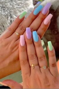 Beautiful Pastel Nails