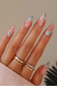 Stunning Swirl Nails