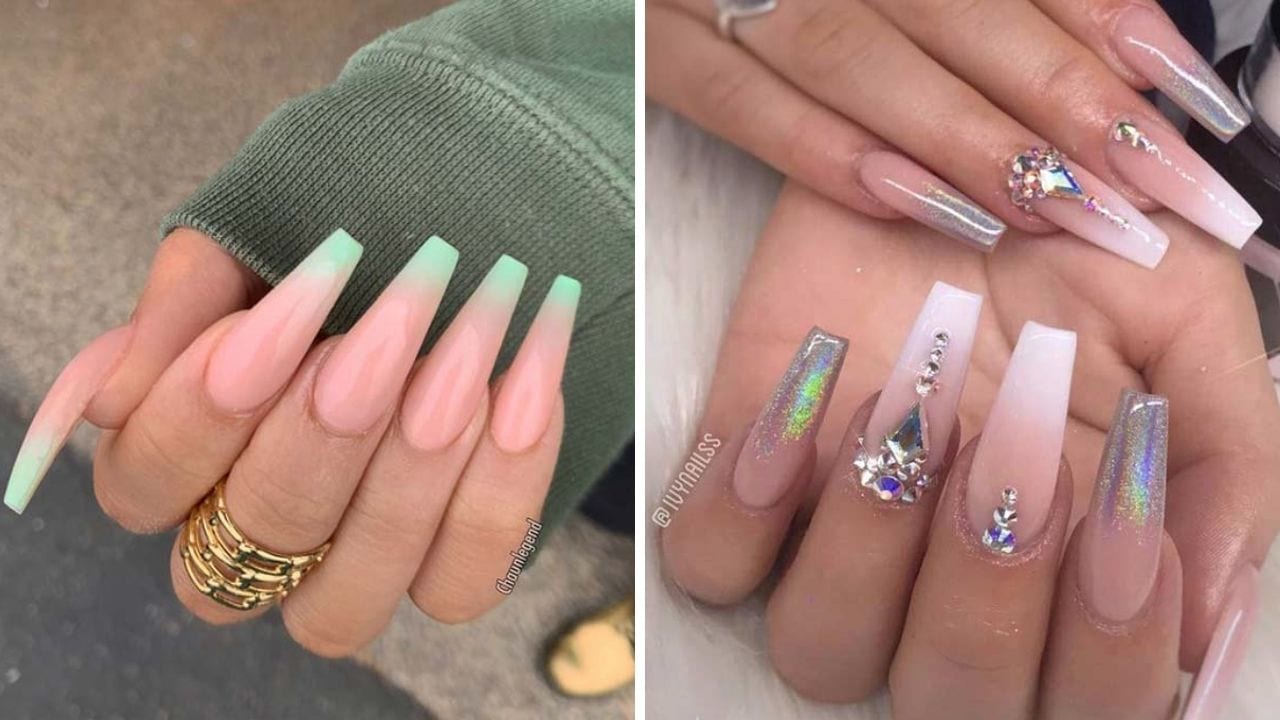 Nude Ombre Nails Design