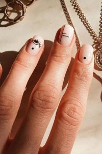 Line Art Nails, short nails, short nail designs, nail designs for short nails, designs for short nails, short nail ideas, short cute nails, nail designs short