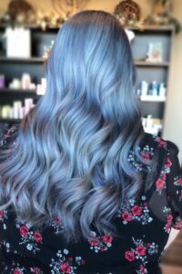 Ice Blue Silver Hair