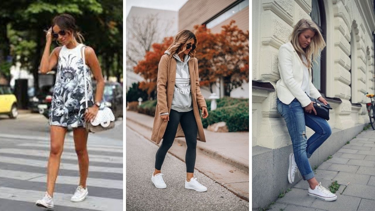 Ways To Wear White Sneakers