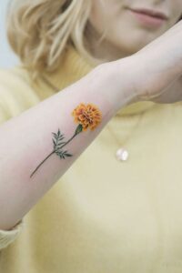 Yellow Carnation Tattoo Meaning