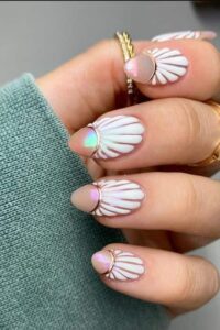 Pearl Inspired Nails