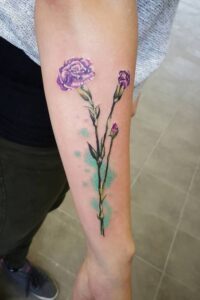 Purple Carnation Tattoo Meaning