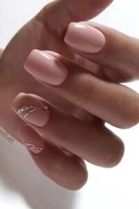 Bridesmaids Nude Nails
