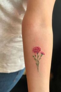 Pink Carnation Tattoo Meaning