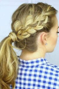 Braided 'do with Two Sides Together