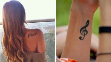 30 Beautiful Music Note Tattoo Ideas for Women
