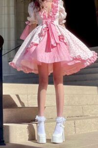 Pink Ruffled Barbie Dress