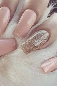 Neutral Nude Gel Nails