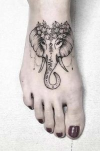 Elephant Foot Tattoo