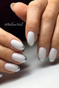 Shimmery Gel Nails