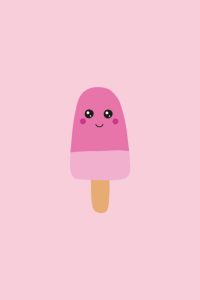 Cute Popsicle pink iphone wallpaper