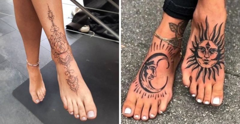 30 Gorgeous Foot Tattoos Designs for Women