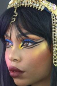 Cleopatra Makeup, halloween makeup ideas, halloween makeup design, halloween makeup