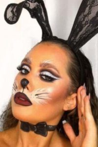 Cute Rabbit, halloween makeup ideas, halloween makeup design, halloween makeup