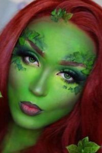 Poison Ivy, halloween makeup ideas, halloween makeup design, halloween makeup