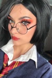 Hogwarts Inspired Look, halloween makeup ideas, halloween makeup design, halloween makeup