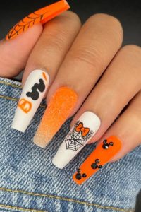 Cute Halloween Nails, halloween nails, halloween nails ideas, halloween nails designs