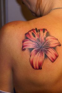 Pink Lilies Tattoo