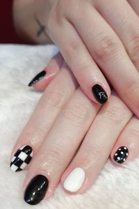 Opposites Attract Nails Design