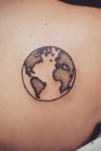 Earth Tattoo Design