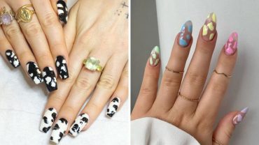 21 Lovely Cow Print Nails Designs You’ll Absolutely Love