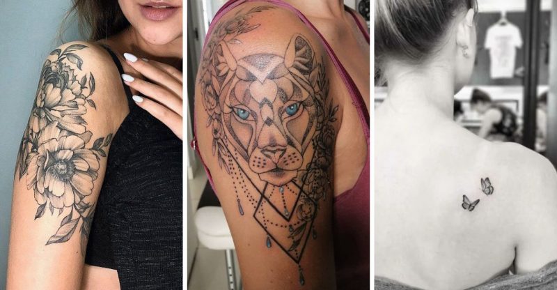 50 Stunning Shoulder Tattoos For Women