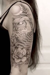Owl Tattoos, tattoo ideas for women, tattoo for women