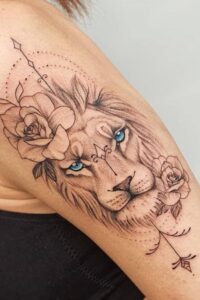 Lion Tattoos, tattoo ideas for women, tattoo for women