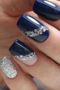 Sky-inspired Winter Nails, winter nails, winter nail designs, winter nail ideas