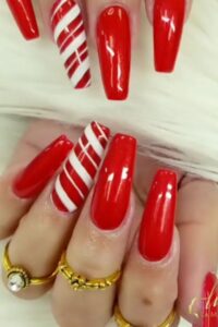 Popsicle Red Nails Design, red acrylic nail designs, red acrylic nail ideas
