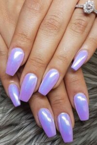 Lilac Chrome Nails, chrome nail designs, chrome nail ideas