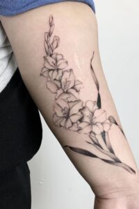 Gladiolus Tattoos for women, tattoo designs for women, Gladiolus Tattoo ideas