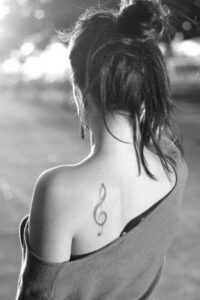 Music Note Tattoos for women, tattoo designs for women, Music Note Tattoo ideas