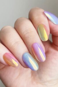 Pastel Chrome Nails, chrome nail designs, chrome nail ideas