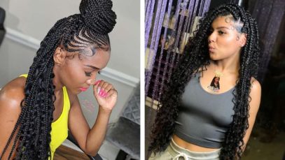 Braids with Curls Hairstyles