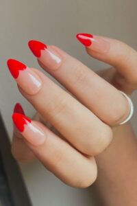 Red Heart Tips, valentine's day nails, valentine's day nail designs, valentine's day nail ideas